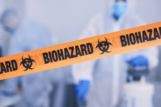 Professional Biohazard Cleanup technician working in Meridian, TX